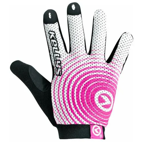 Велосипедные перчатки Kellys instinct long цвет: белый розовый, XS