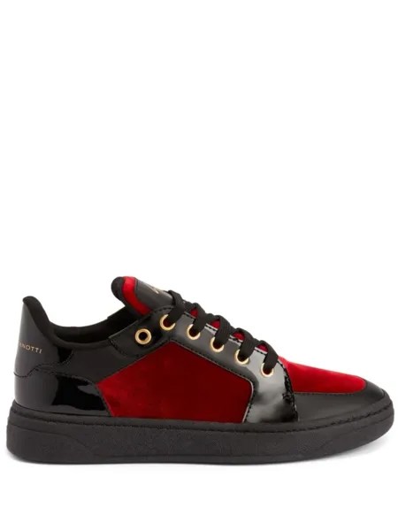 Giuseppe Zanotti кроссовки GZ94 со вставками, черный