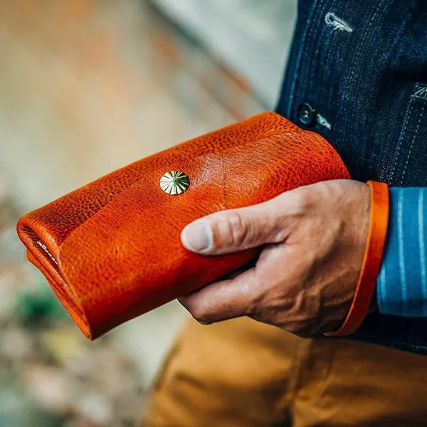 AETOO Кожаный Портативный кошелек ручной работы для молодых модных мужчин ретро повседневный ручной клатч однотонная сумка для карт