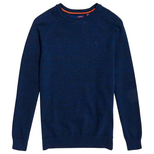 Свитер Superdry Orange Label Cotton Crew, синий