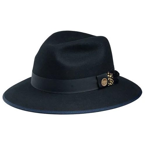 Шляпа Christys, размер 59, синий