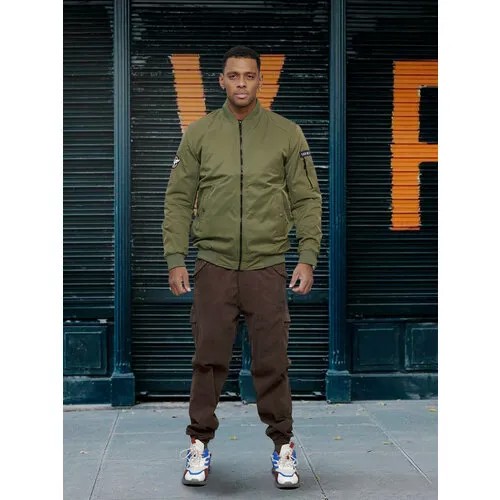 Бомбер , размер 4XL, Khaki