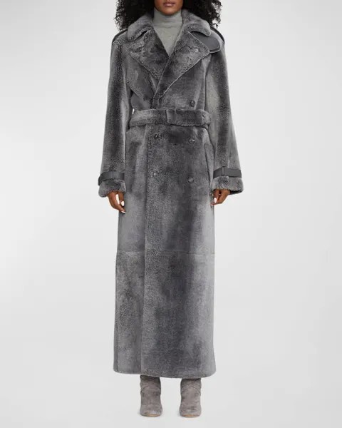 Тренч из мериносовой овчины Dillan Ironed Ralph Lauren Collection