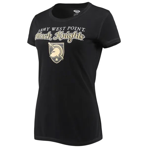 Женская футболка Concepts Sport Black/Gold Army Black Knights Lodge и фланелевые брюки для сна