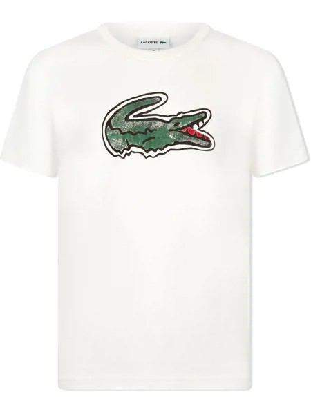 Lacoste Kids футболка с логотипом