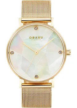 Fashion наручные  женские часы Obaku V268LXGWMG. Коллекция Mesh