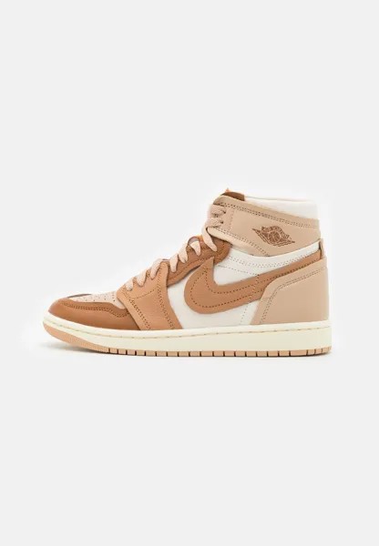 Высокие кроссовки Air Jordan 1 Jordan, цвет legend medium brown/legend coffee/legend light brown/muslin