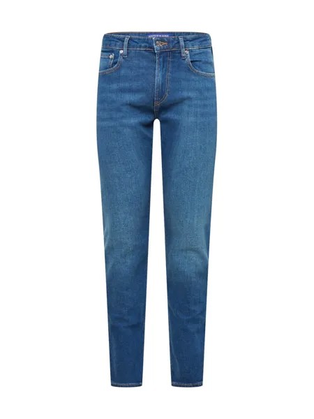 Джинсы узкого кроя Scotch & Soda Essentials Skim in organic cotton, синий