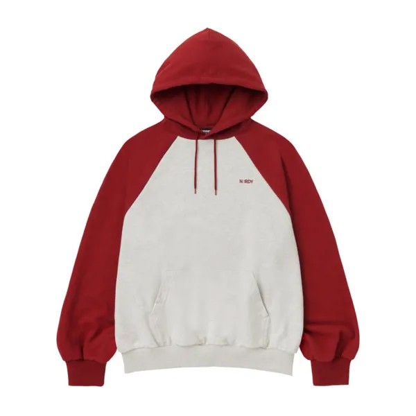 NERDY Raglan Balloon Fit Hoodie Burgundy