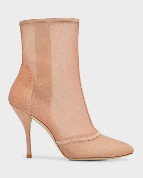 Сетчатые ботильоны с блестками Noche Stuart Weitzman