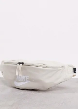 Светло-бежевая сумка-кошелек на пояс Nike Heritage-Neutral