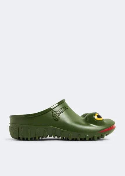 Сабо Jw Anderson X Wellipets Frog, зеленый