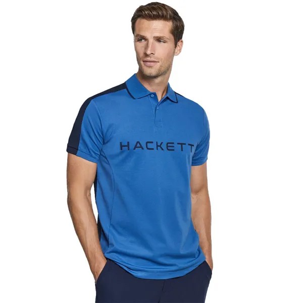Поло с коротким рукавом Hackett HM563199, синий