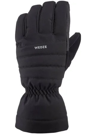 Перчатки лыжные для трассового катания для взрослых черные 500 XXL WEDZE X Декатлон