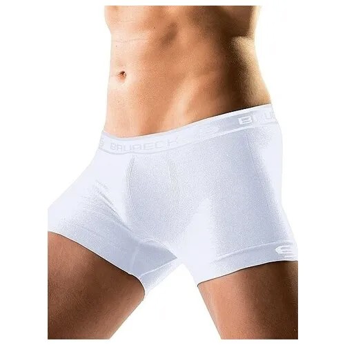 Термобелье Brubeck трусы мужские COMFORT COTTON Shortbox белые L