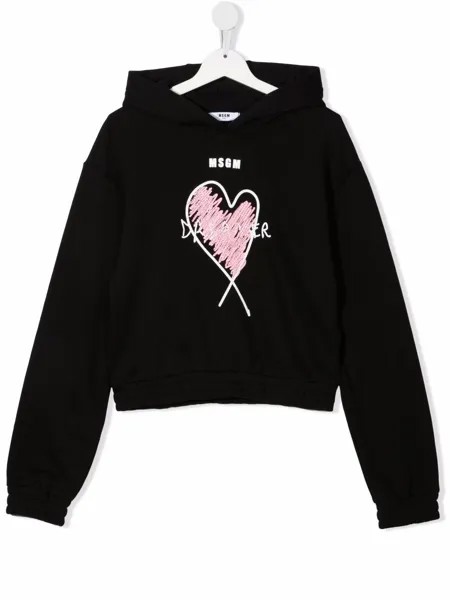 MSGM Kids худи Dreamers с логотипом