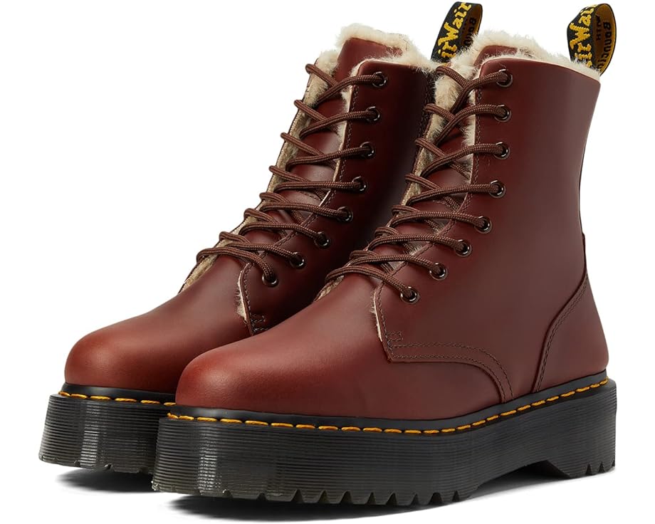 Ботинки Dr. Martens Jadon Abruzzo Waterproof, цвет Brown Abruzzo Waterproof