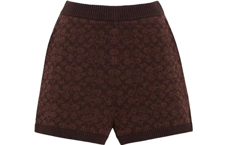 COACH Женские повседневные шорты, цвет Brown