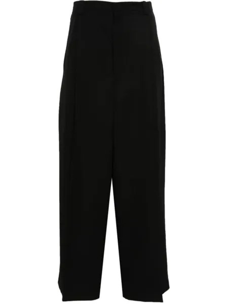 Jacquemus широкие брюки Salti из шерсти, черный