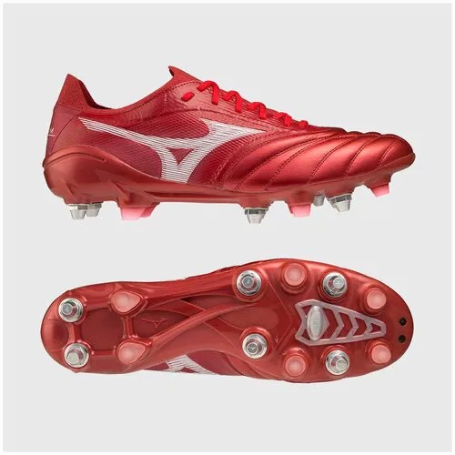 Бутсы Mizuno Morelia Neo III Beta Elite SG P1GC2291-60, р-р 42RUS (8,5 UK), Красный