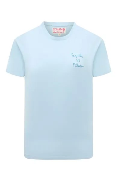Хлопковые футболка MC2 Saint Barth