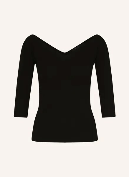 Рубашка Oceano с рукавами 3/4 Weekend Max Mara, черный