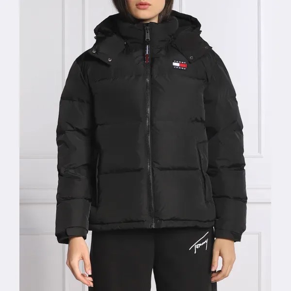 Пуховик стандартного кроя Tommy Hilfiger, черный