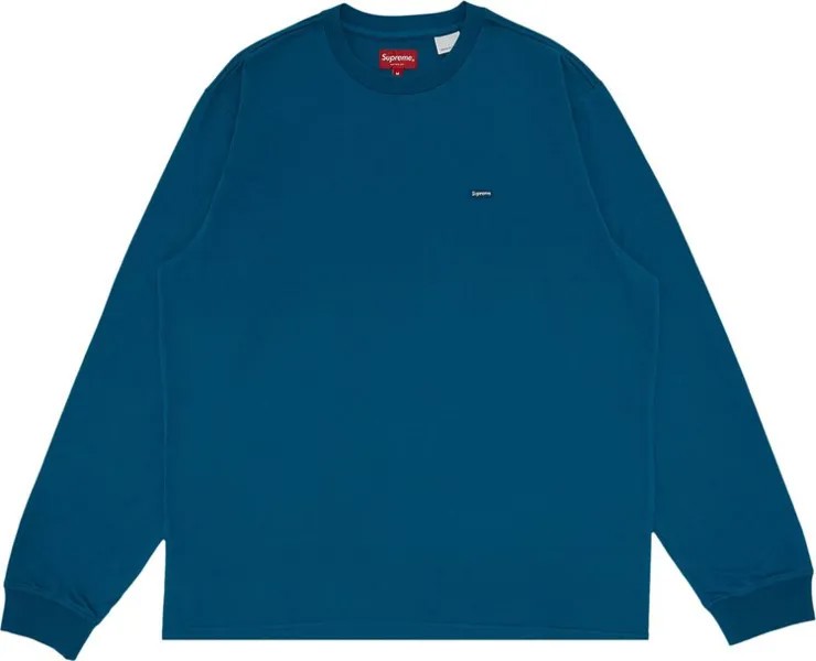 Лонгслив Supreme Small Box Long-Sleeve Tee 'Teal', бирюзовый