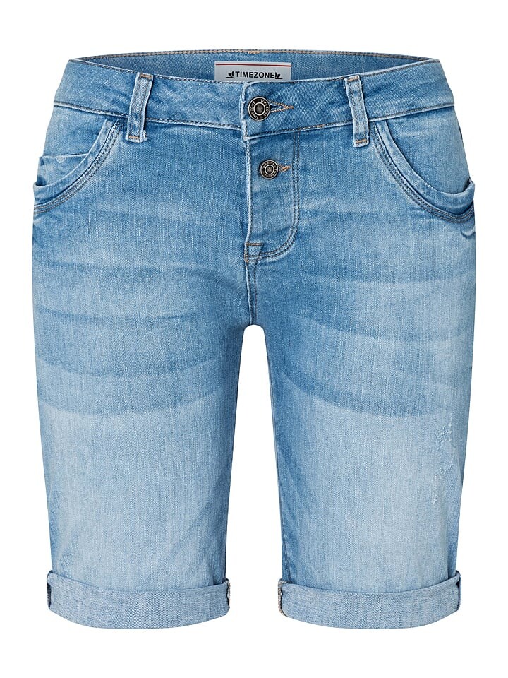Джинсовые шорты Timezone Jeans Bermudas Nali, голубой