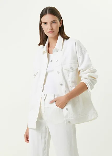 Белая джинсовая куртка Givenchy