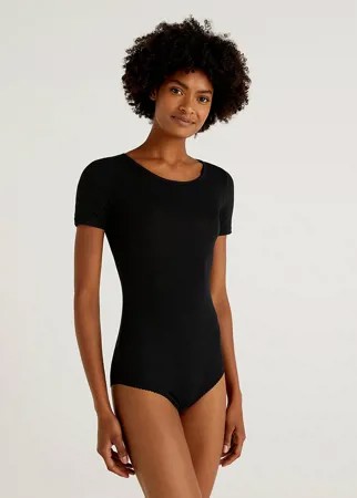Боди женское United Colors of Benetton 21A_3P2Y1B086 черное S