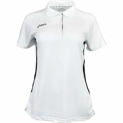Рубашка с коротким рукавом для гольфа ASICS PR2517-01 Womens Corp — белая