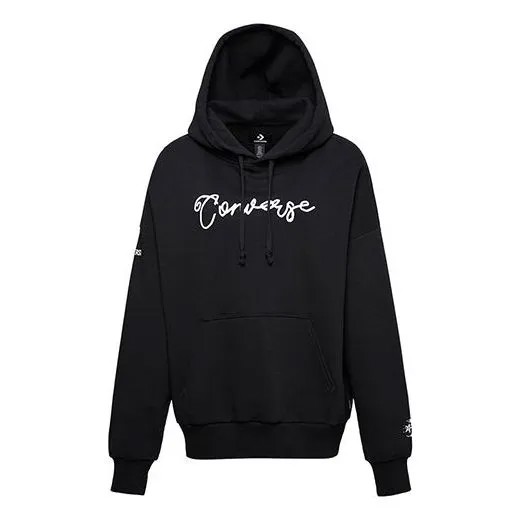 Толстовка Converse Script Pullover PO Black, черный