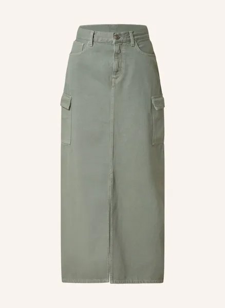 Джинсовая юбка Pepe Jeans, зеленый