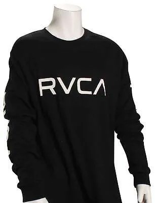 Футболка RVCA Boys Big RVCA LS — черная — новинка