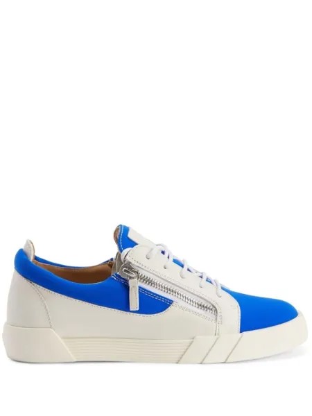 Кроссовки в стиле колор-блок Giuseppe Zanotti, синий