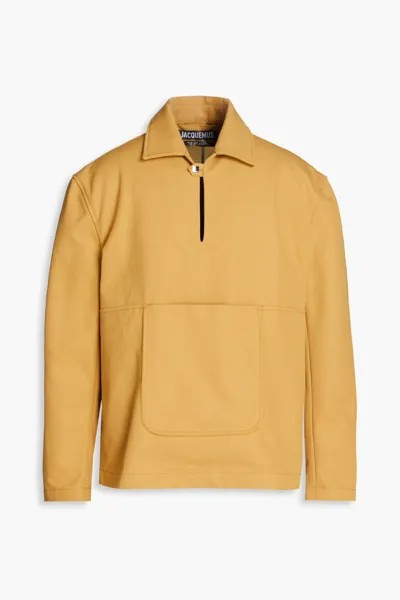 Le Blouson куртка из хлопкового полотна с полумолнией Jacquemus, песок