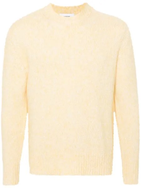 Lardini свитер с круглым вырезом, желтый