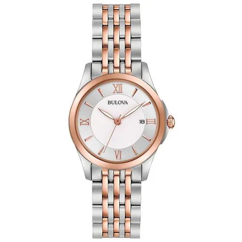 Наручные часы BULOVA Часы Bulova 98M125, розовый, белый