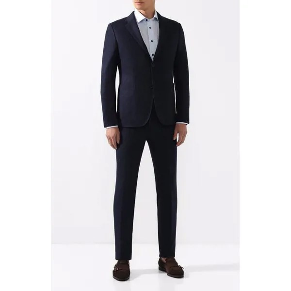 Костюм из смеси кашемира и хлопка Ermenegildo Zegna