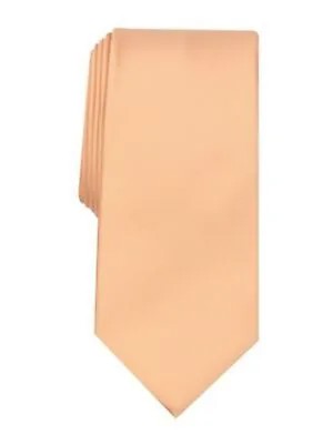 PERRY ELLIS Мужской золотой классический галстук из сатина