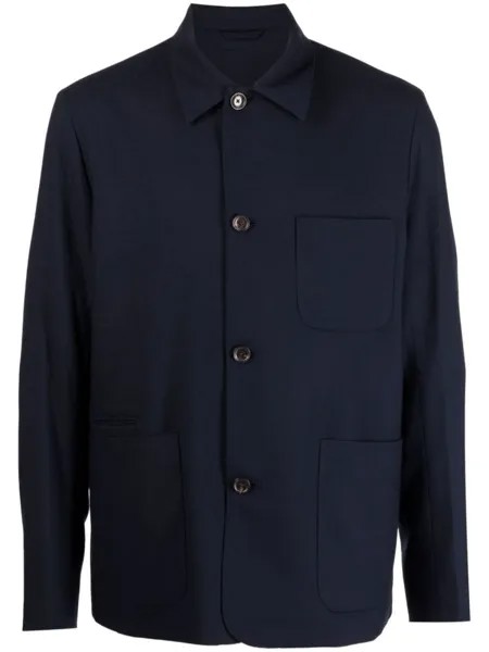 Paul Smith куртка с накладными карманами, синий