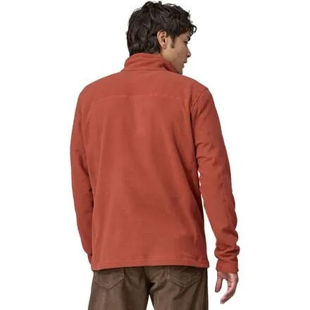 Флисовый пуловер Micro D мужской Patagonia, цвет Burl Red