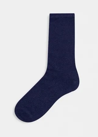 Темно-синие уютные носки для дома & Other Stories-Темно-синий