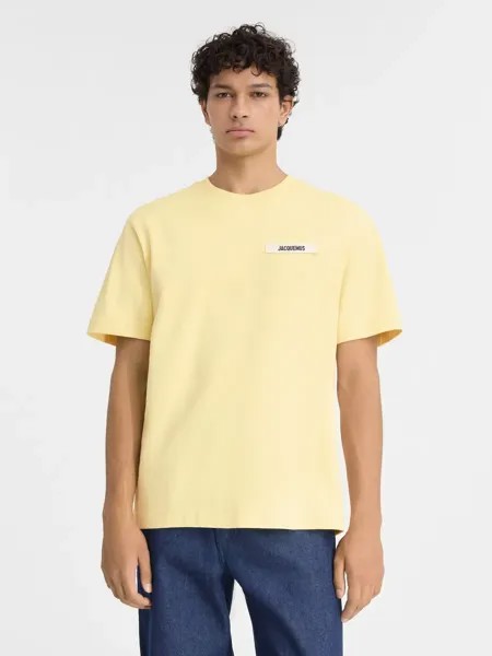Футболка с логотипом Grgrain Le Gr Grain Jacquemus, светло-желтый