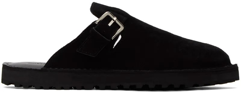 Черные лоферы с пряжкой Comme des Garçons Homme