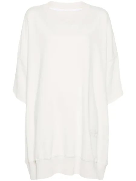 MM6 Maison Margiela платье-толстовка, белый