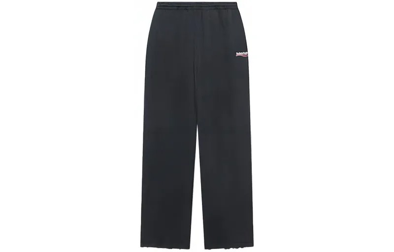 Balenciaga Женские Трикотажные Спортивные Штаны, цвет Black