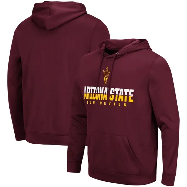 Мужской бордовый пуловер с капюшоном Arizona State Sun Devils Lantern Colosseum