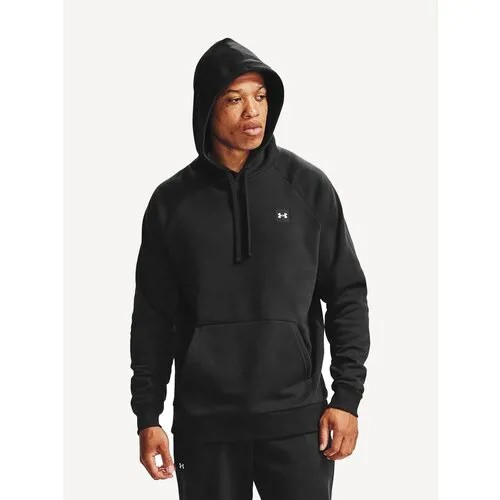 Худи спортивное Under Armour Rival Fleece, размер MD, черный